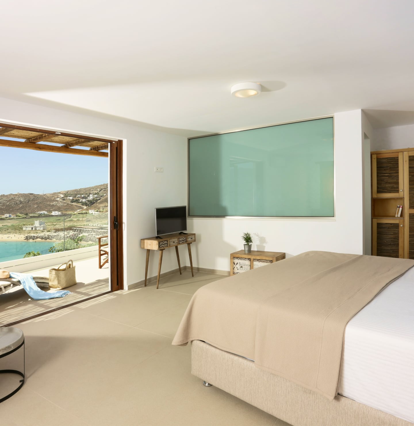 room with sea view